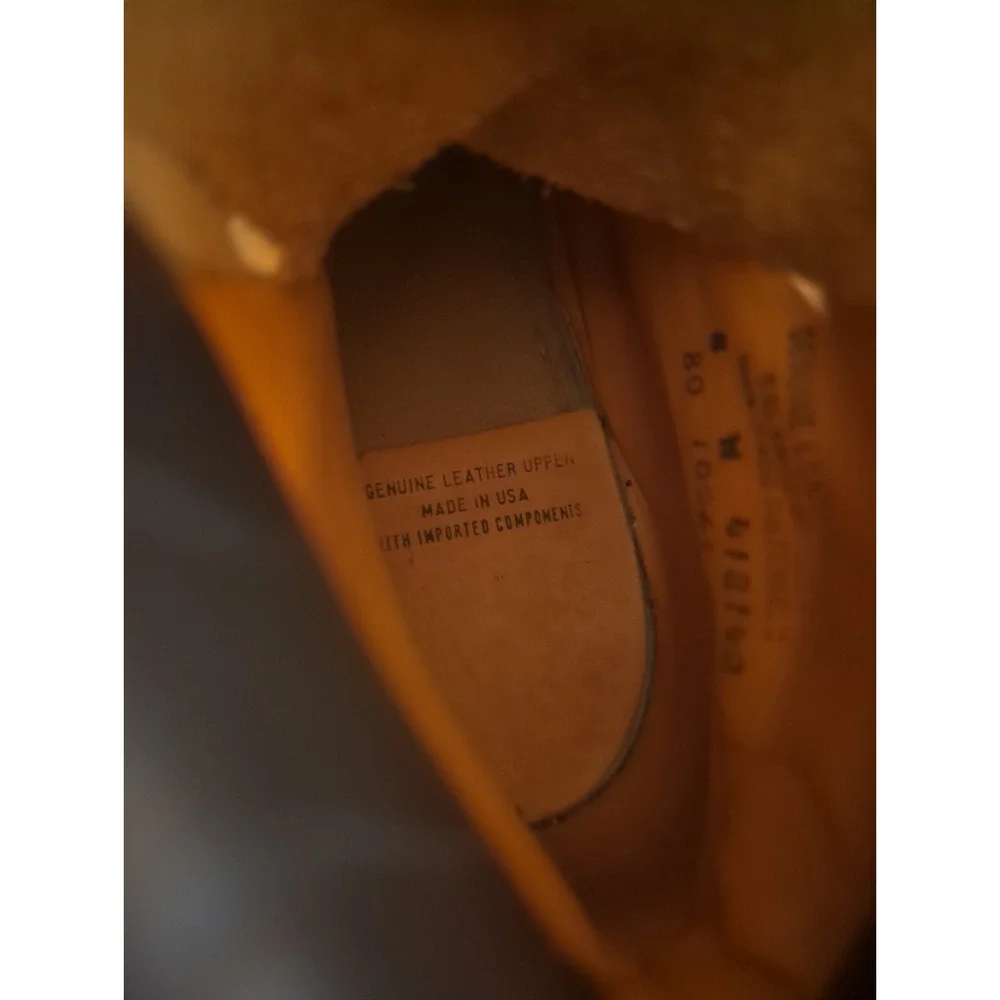 Timberland Premium 6-Inch Waterproof Boots Wheat Nubuck Men's Size 8 W (Wide)
